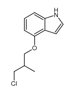 4-(3-chloro-2-methylpropoxy)-1H-indole Structure