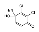 4-amino-2,3-dichloro-4-hydroxycyclohexa-2,5-dien-1-one Structure