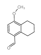 4-METHOXY-5,6,7,8-TETRAHYDRO-1-NAPHTHALENE-CARBALDEHYDE Structure