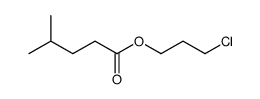 3-chloropropyl 4-methylpentanoate结构式