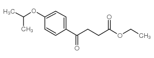 ETHYL 4-OXO-4-(4-ISOPROPOXYPHENYL)BUTYRATE Structure