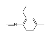 2-ethyl-4-methylphenyl isocyanide结构式