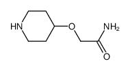 2-(哌啶-4-基氧)乙酰胺结构式