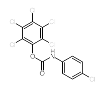 Carbanilicacid, p-chloro-, pentachlorophenyl ester (6CI,7CI) Structure