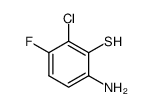 2-amino-6-chloro-5-fluorobenzenethiol结构式