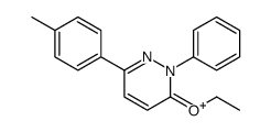 6-ethoxy-3-(4-methylphenyl)-1-phenylpyridazin-1-ium Structure