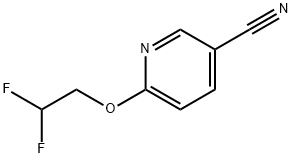 6-(2,2-difluoroethoxy)pyridine-3-carbonitrile structure