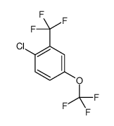 1-chloro-4-(trifluoromethoxy)-2-(trifluoromethyl)benzene Structure