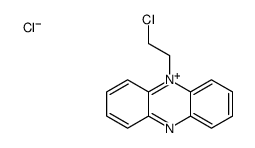 5-(2-chloroethyl)phenazin-5-ium,chloride Structure