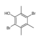 2,5-dibromo-3,4,6-trimethyl-phenol Structure