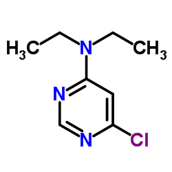 6-Chloro-N,N-diethyl-4-pyrimidinamine structure