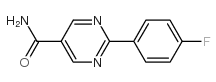 2-(4-fluorophenyl)pyrimidine-5-carboxamide Structure