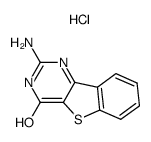 2-amino-benzo[4,5]thieno[3,2-d]pyrimidin-4-ol hydrochloride Structure