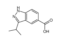 3-(methylethyl)-1H-indazole-5-carboxylic acid结构式