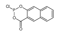 2-chlorobenzo[g][1,3,2]benzodioxaphosphinin-4-one Structure