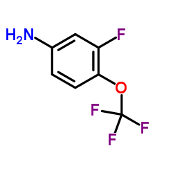 3-Fluoro-4-(trifluoromethoxy)aniline structure