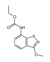 (3-Methoxy-benzo[d]isothiazol-7-yl)-carbamic acid ethyl ester Structure