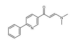 3-dimethylamino-1-(6-phenylpyridin-3-yl)prop-2-en-1-one结构式