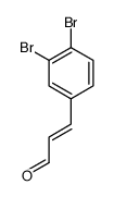 3-(3,4-dibromophenyl)prop-2-enal Structure