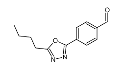 4-(5-Butyl-1,3,4-oxadiazol-2-yl)benzaldehyde Structure