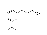 (R)-3-(3-isopropylphenyl)butan-1-ol结构式