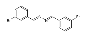 (1E,2E)-1,2-bis(3-bromobenzylidene)hydrazine结构式