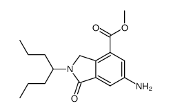 methyl 6-amino-1-oxo-2-(1-propylbutyl)isoindoline-4-carboxylate Structure