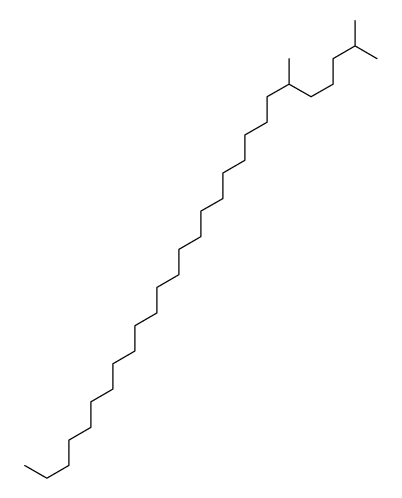 2,6-dimethyloctacosane Structure