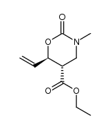 Ethyl 3-methyl-2-oxo-6-vinyl-3,4,5,6-tetrahydro-2H-1,3-oxazine-5-carboxylate Structure