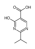 2-isopropyl-6-oxo-1,6-dihydro-5-pyrimidinecarboxylic acid(SALTDATA: FREE) Structure