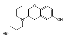 3-(dipropylamino)-3,4-dihydro-2H-chromen-6-ol,hydrobromide Structure