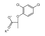 potassium 2-(2,4-dichlorophenoxy)-(R)-propionate structure