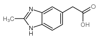 5(or6)-Benzimidazoleaceticacid,2-methyl-(6CI) structure