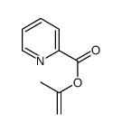 2-Pyridinecarboxylicacid,1-methylethenylester(9CI) Structure