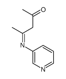 4-pyridin-3-yliminopentan-2-one Structure