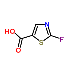 2-Fluoro-1,3-thiazole-5-carboxylic acid结构式