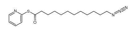 S-pyridin-2-yl 12-azidododecanethioate Structure