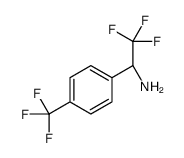 (R)-2,2,2-TRIFLUORO-1-(4-(TRIFLUOROMETHYL)PHENYL)ETHANAMINE Structure