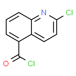 2-chloroquinoline-5-carbonyl chloride结构式