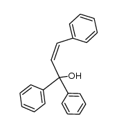 (Z)-1,1,3-Triphenyl-2-propen-1-ol Structure