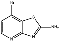 7-Bromothiazolo[4,5-b]pyridin-2-amine结构式