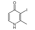 3-Iodo-2-methyl-4-pyridinol结构式