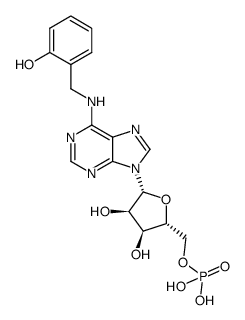 ortho-topolin riboside 5'-monophosphate结构式