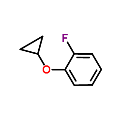 1-(Cyclopropyloxy)-2-fluorobenzene structure