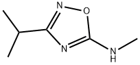 3-isopropyl-N-methyl-1,2,4-oxadiazol-5-amine结构式