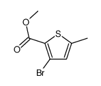 methyl 3-bromo-5-methylthiophene-2-carboxylate structure