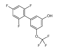 3-(trifluoromethoxy)-5-(2,4,6-trifluorophenyl)phenol Structure