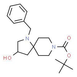 3-hydroxy-1-benzyl-1.8-diaza-spiro[4,5]decane-8-caeboxylic acid tert-butyl ester picture