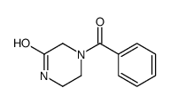 4-Benzoyl-2-piperazinone结构式