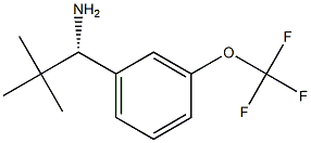 (1S)-2,2-DIMETHYL-1-[3-(TRIFLUOROMETHOXY)PHENYL]PROPYLAMINE Structure